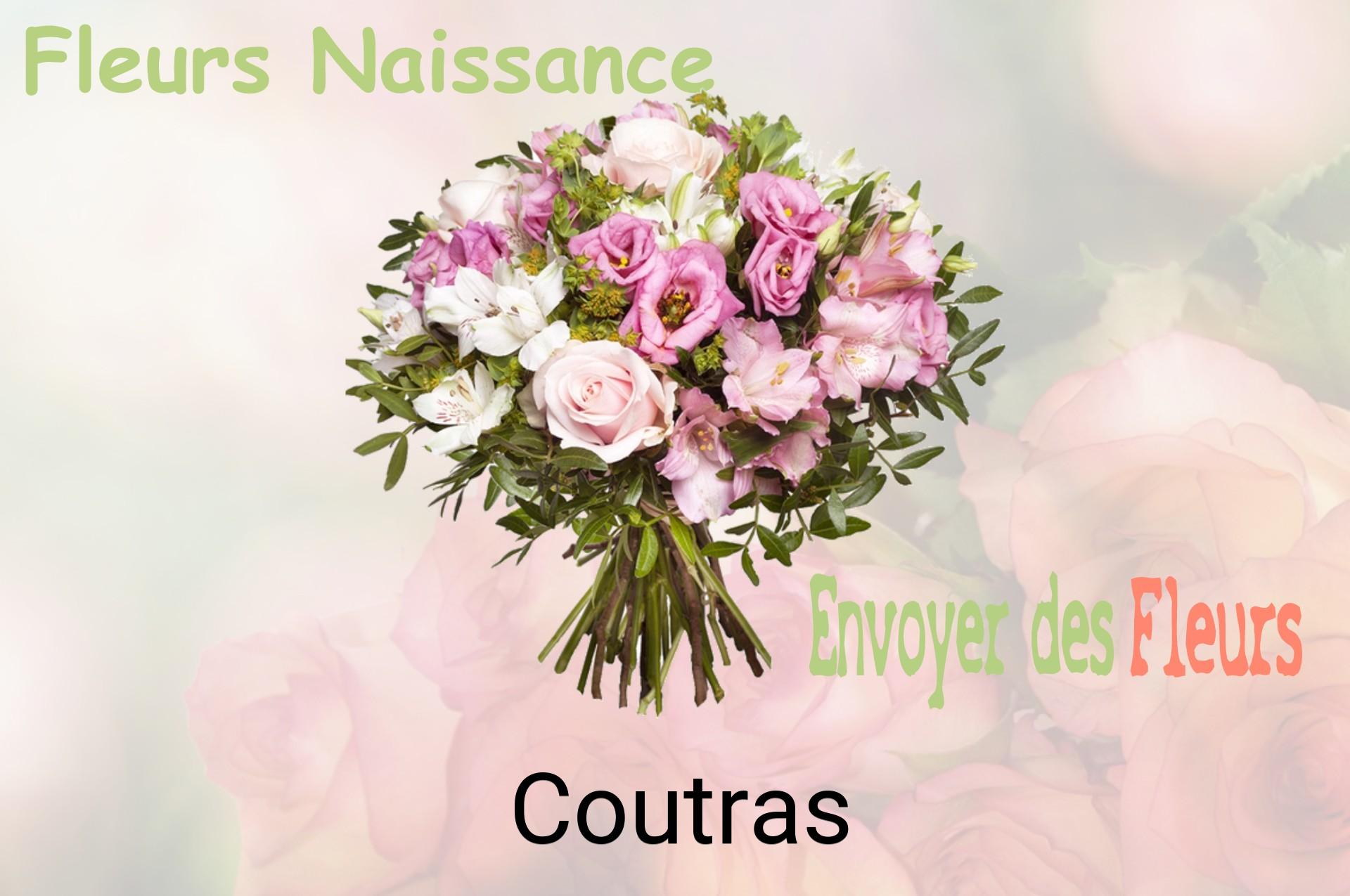 Bouquet de fleurs de naissance livré à Coutras